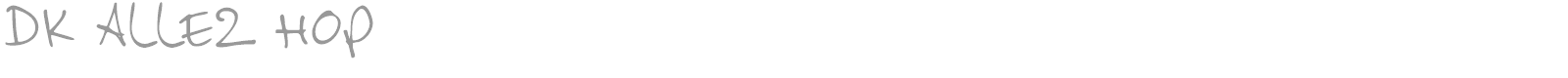 DK Allez Hop font preview